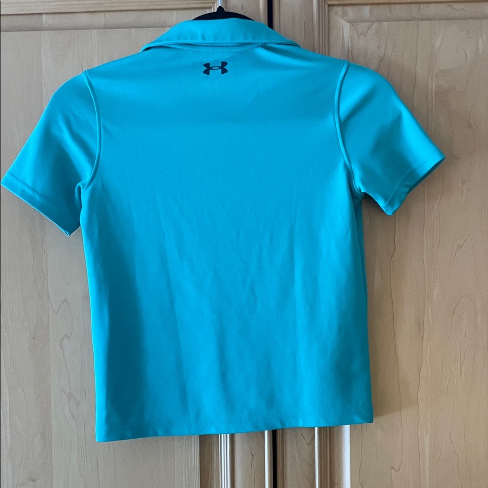 Under Armour Kids Aqua Polo Shirt - Picture 4 of 5